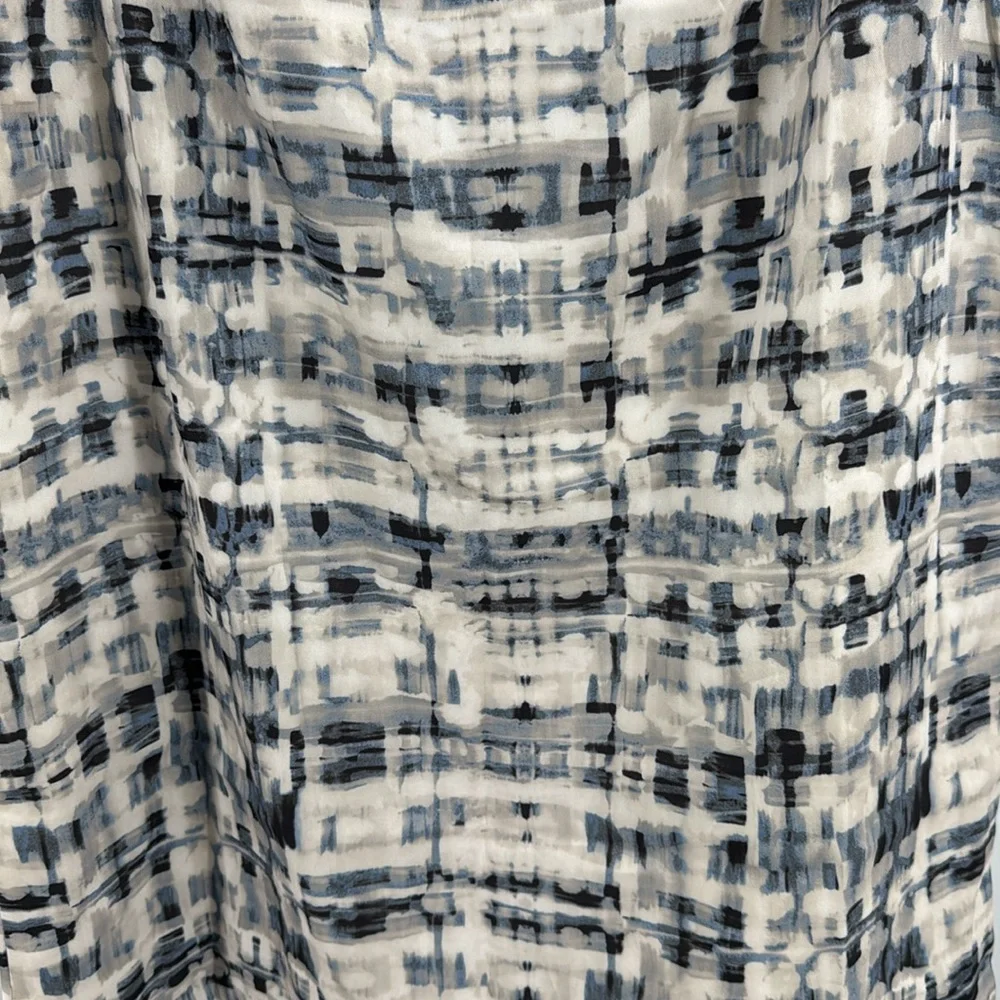 Banana Republic SILKY TWILL WRAP MIDI SKIRT Abstract Print 6 new below knee - Picture 4 of 13